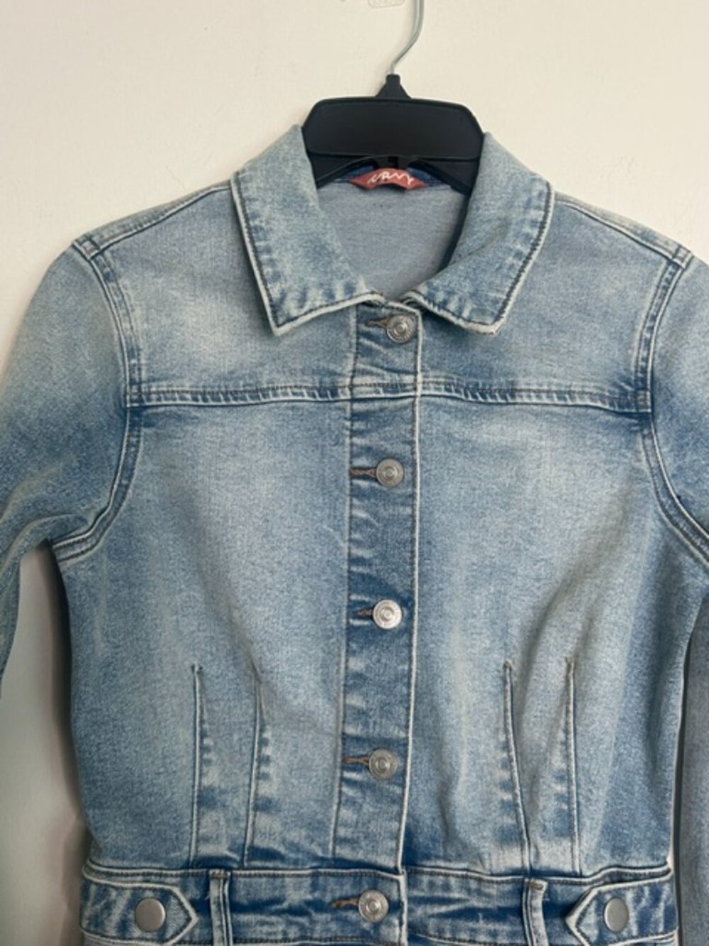 We The Free FP CRVY Fitted Washed Denim Button  Scandalous Coverall Jumpsuit NEW - Picture 7 of 16
